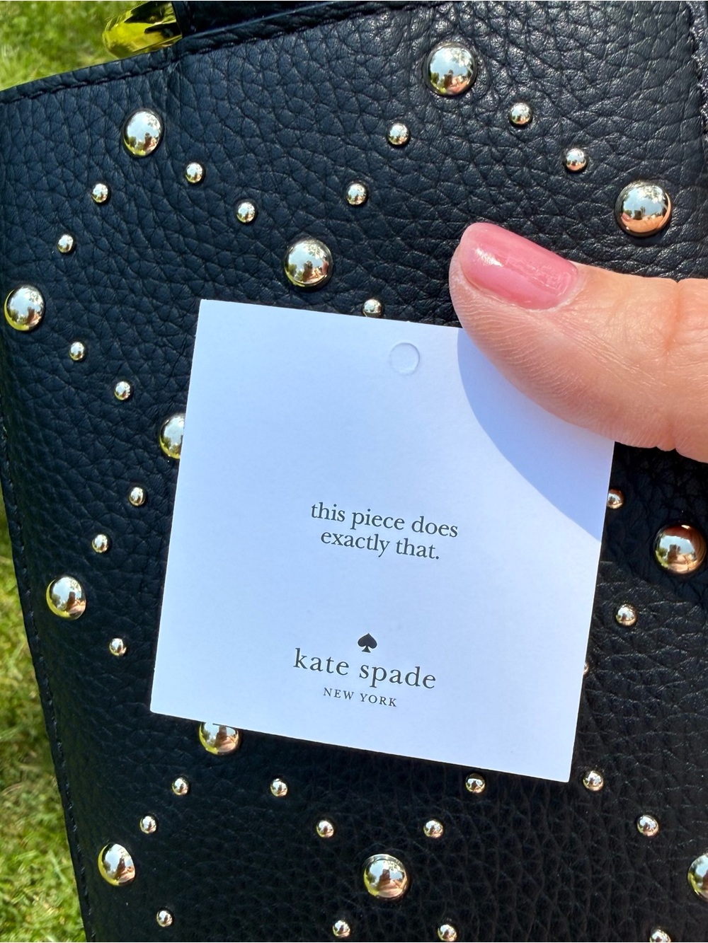 Kate Spade Halo Studded Wristlet Black Bangle Phone Case - Picture 4 of 10